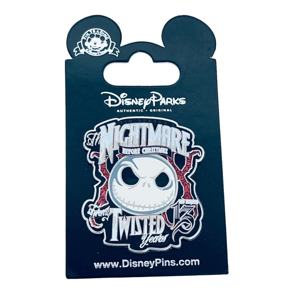 Disney 2013 Nightmare Before Christmas Jack Skellington Twenty Twisted Years Pin